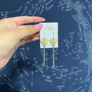 5/$25 Yellow Butterfly Dangle Drop Earrings